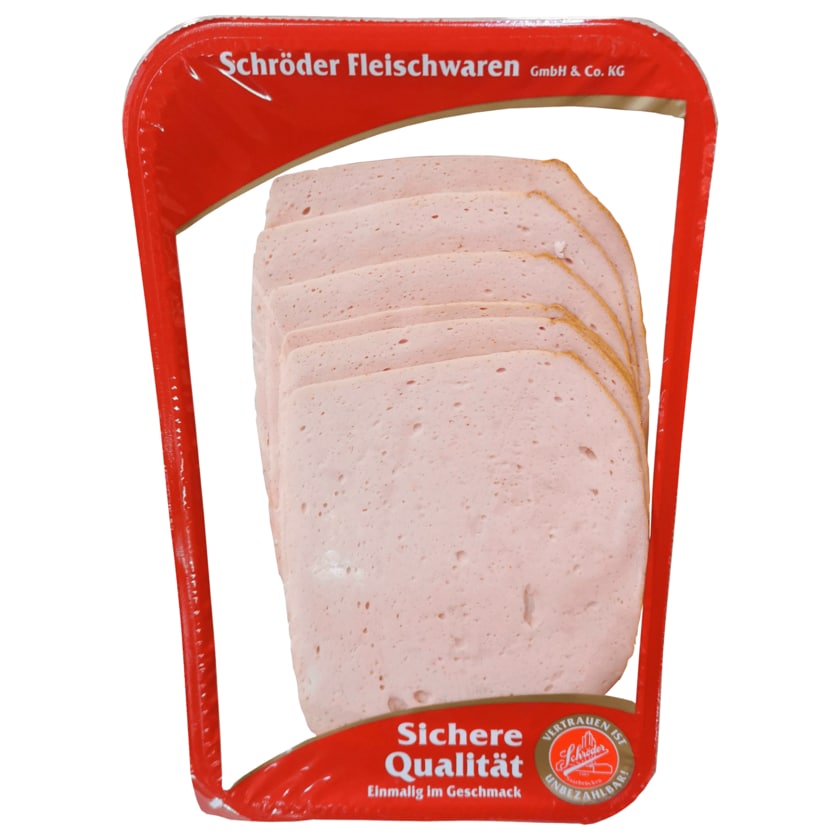 Schröder Fleischwaren Fleischkäse gebacken 100g
